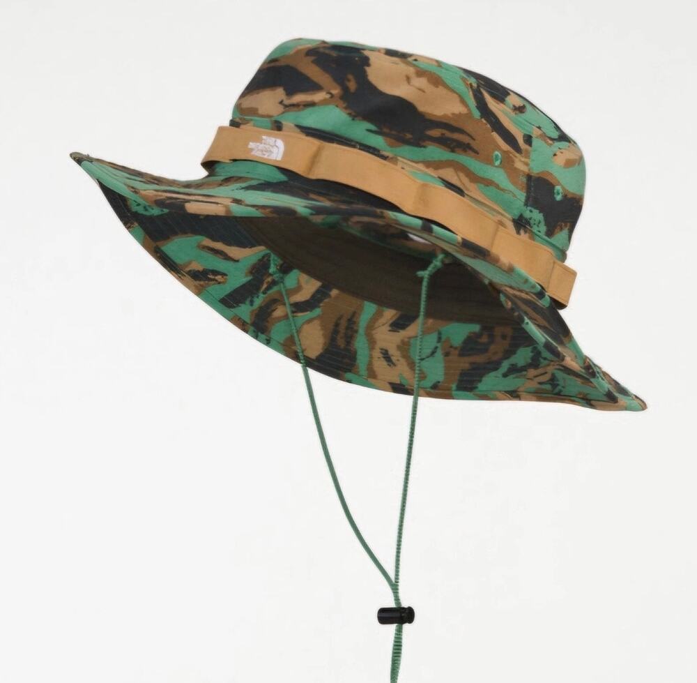 NWT The North Face Class V Moss Brimmer Bucket Hat Tan Brown Boonie Safari